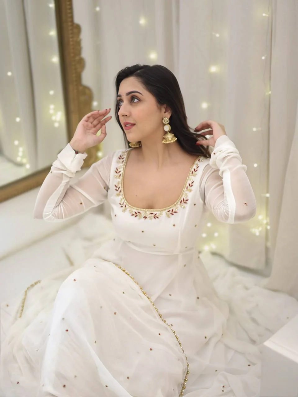 A Captivating Journey of Self-Discovery in a Timeless White Dress - Image 4