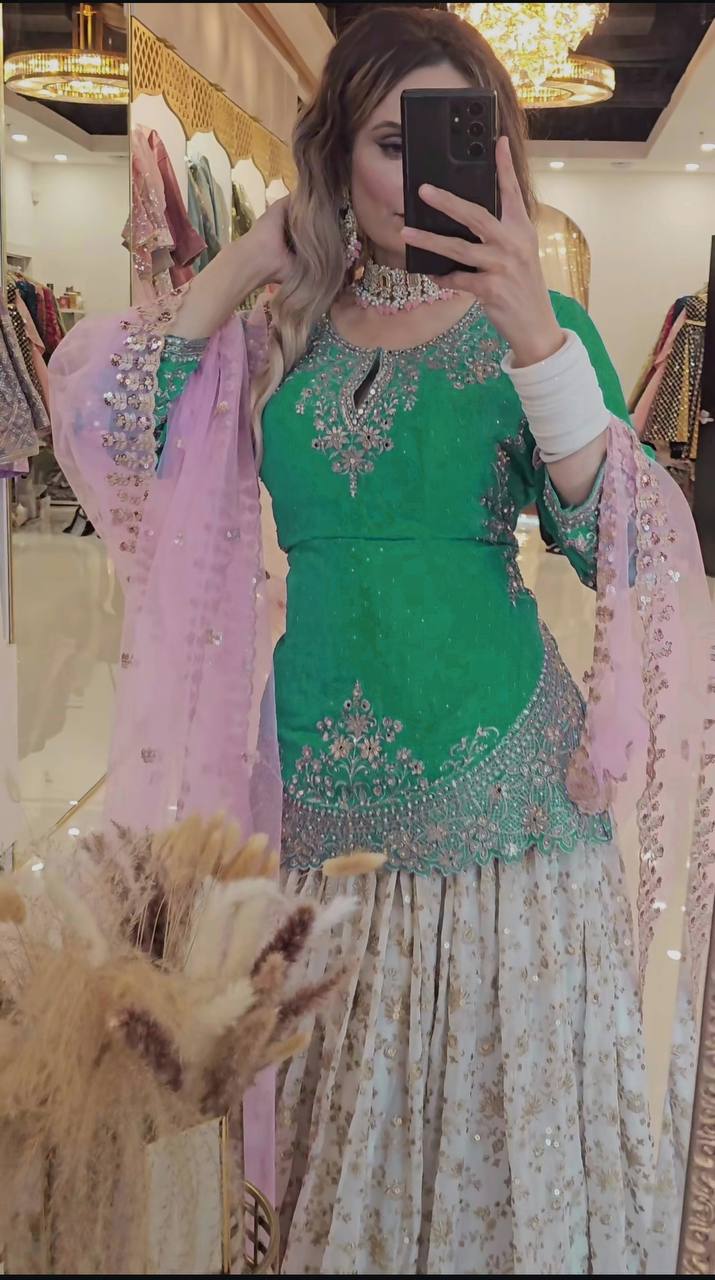 A Stunning White Lehenga for Timeless Festivities - Image 9