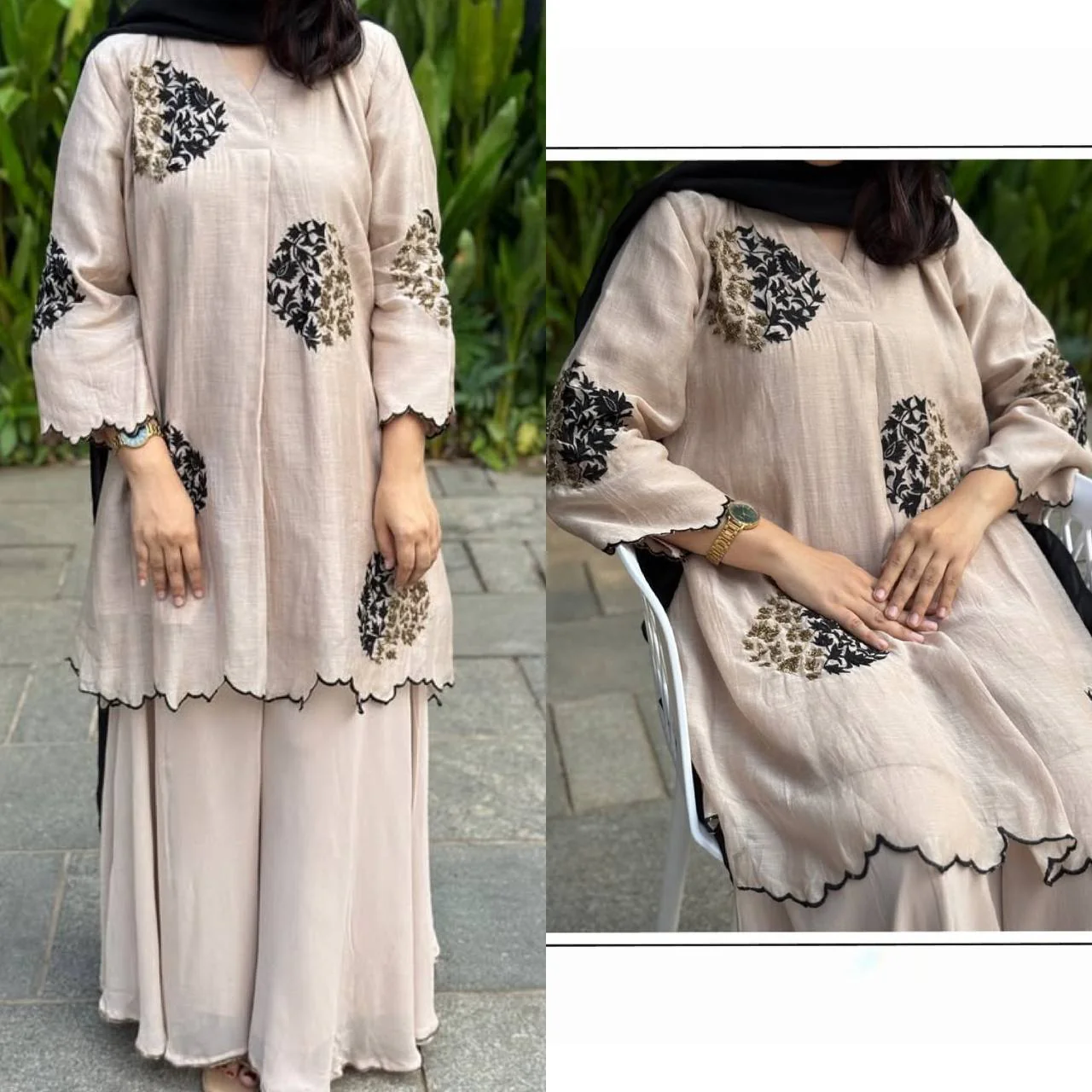 Chic Bohemian Style Outfit for Women - Image 2