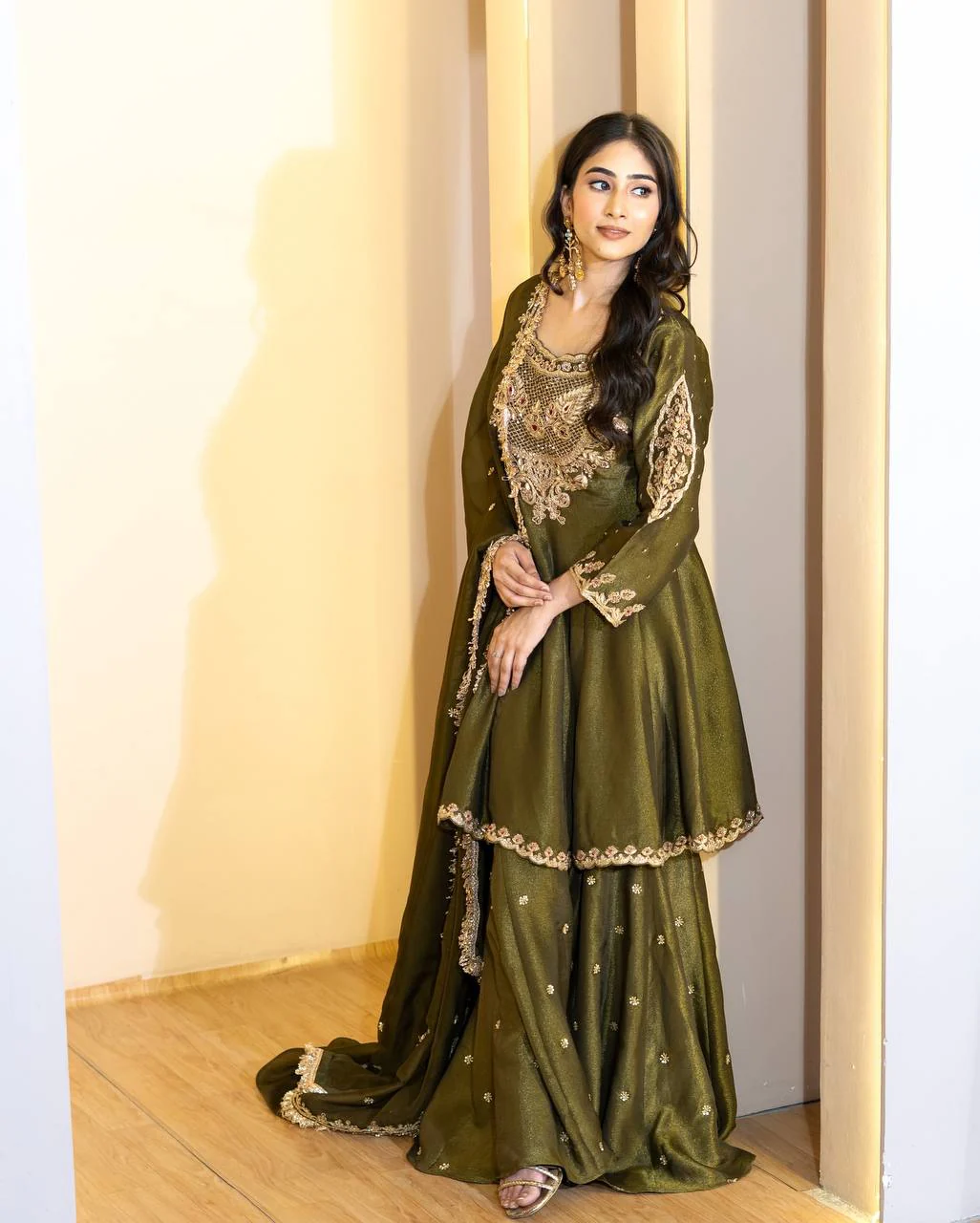 Elegance in Olive Traditional Charm Redefined