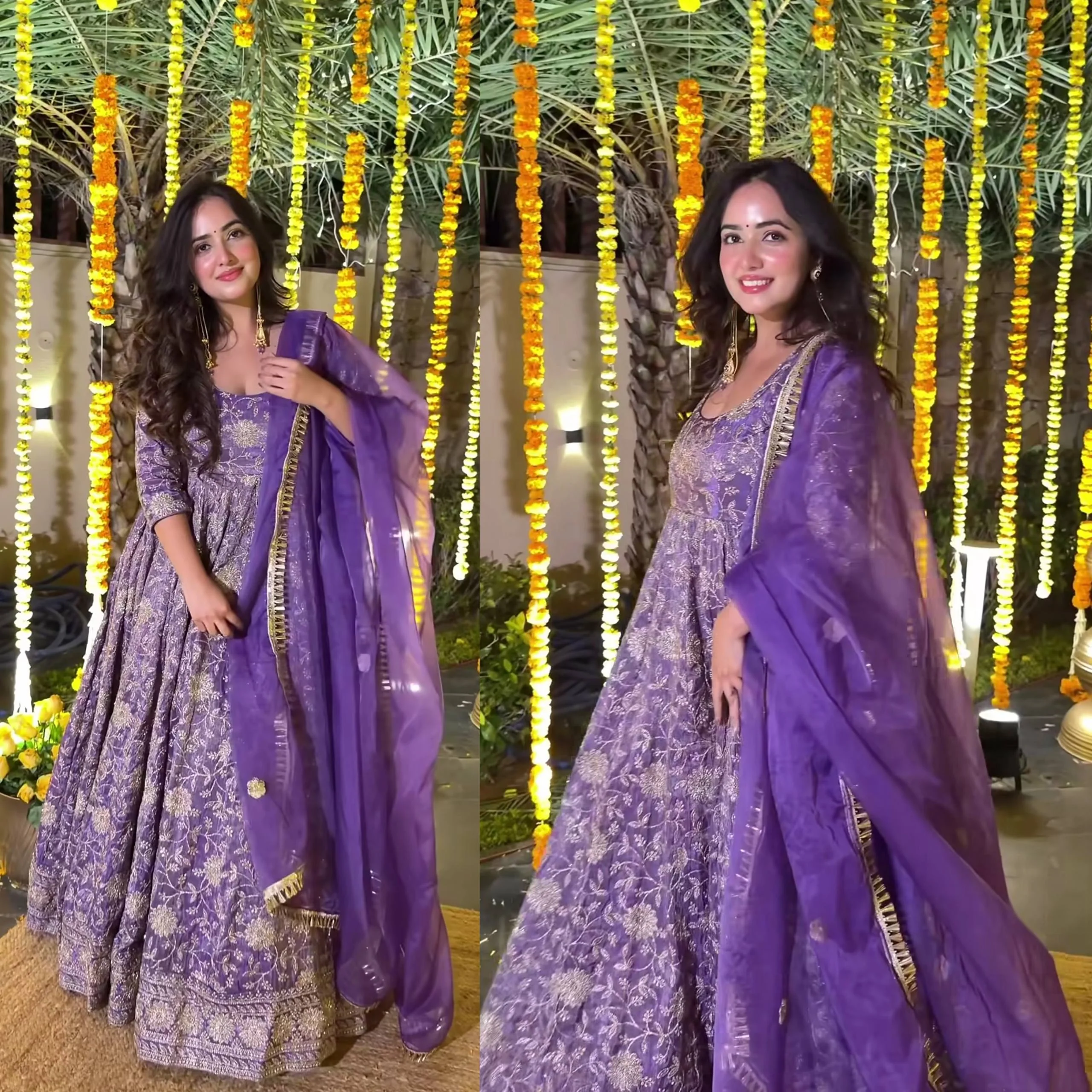 Elegance in Purple: A Festive Delight