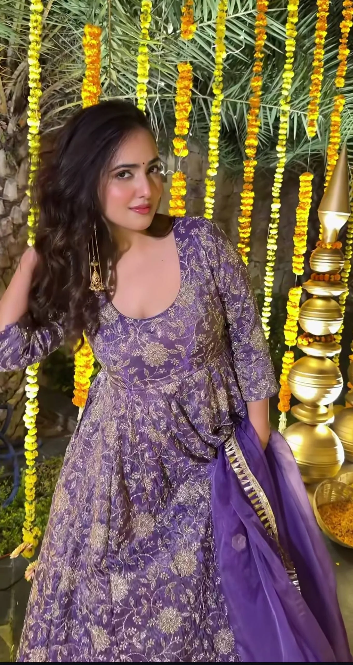Elegance in Purple: A Festive Delight - Image 2