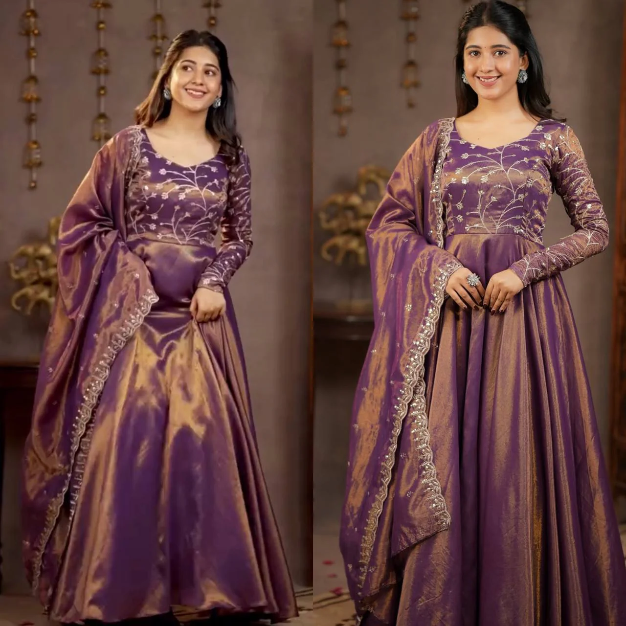 Elegance in Purple: A Regal Ensemble