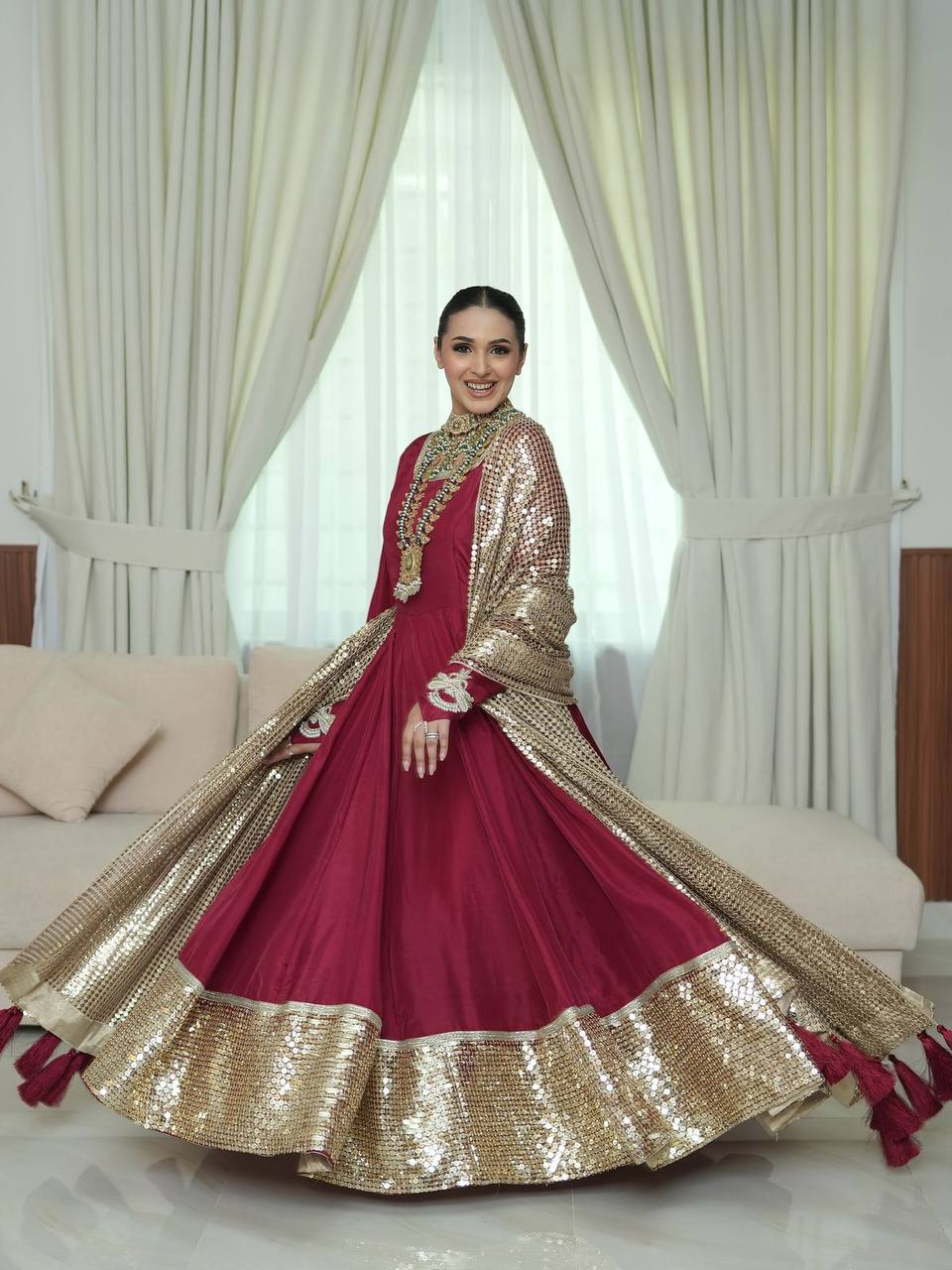 Luxe Layers: A Dance of Rich Colors