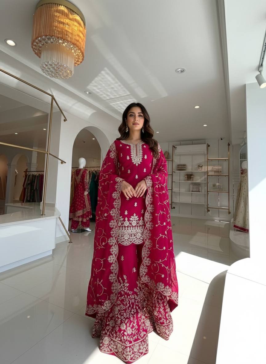 Majestic Charm: Enchanting Traditional Ensemble