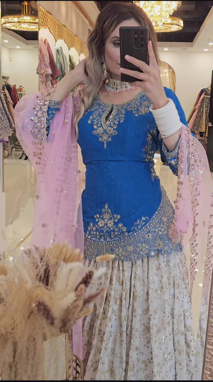 Opulent Fusion The Enchanted Lehenga Ensemble - Image 6