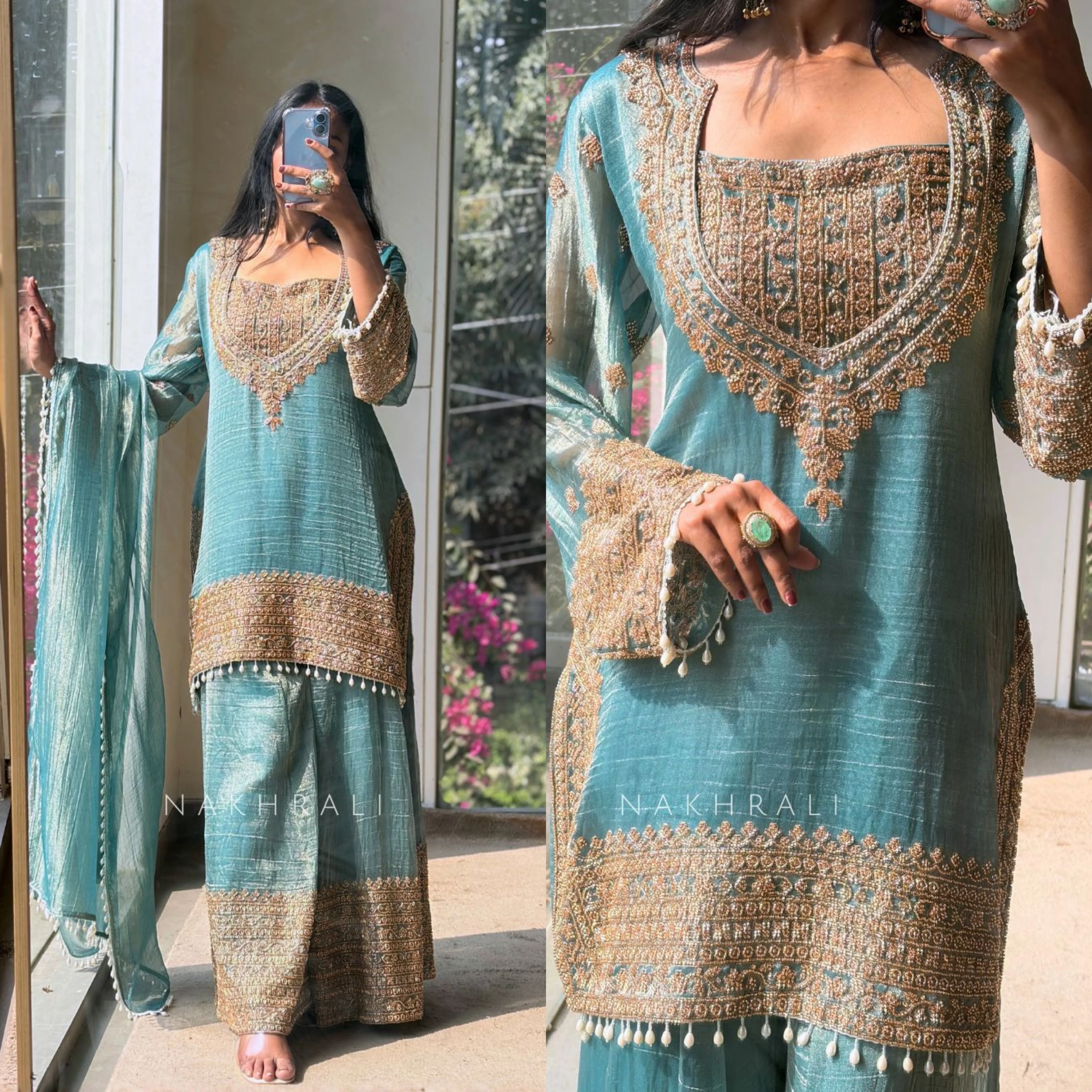 Radiant Attire for Festive Celebrations - Image 3