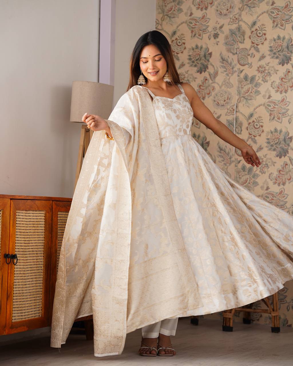 Radiant Moments in Ethereal Fabric - Image 4
