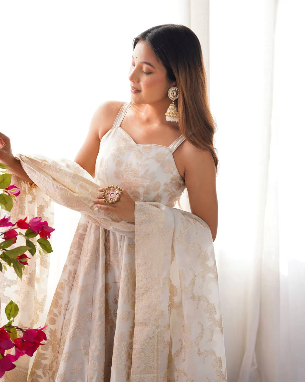 Radiant Moments in Ethereal Fabric - Image 6