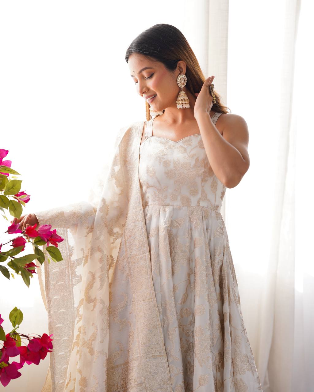 Radiant Moments in Ethereal Fabric - Image 7