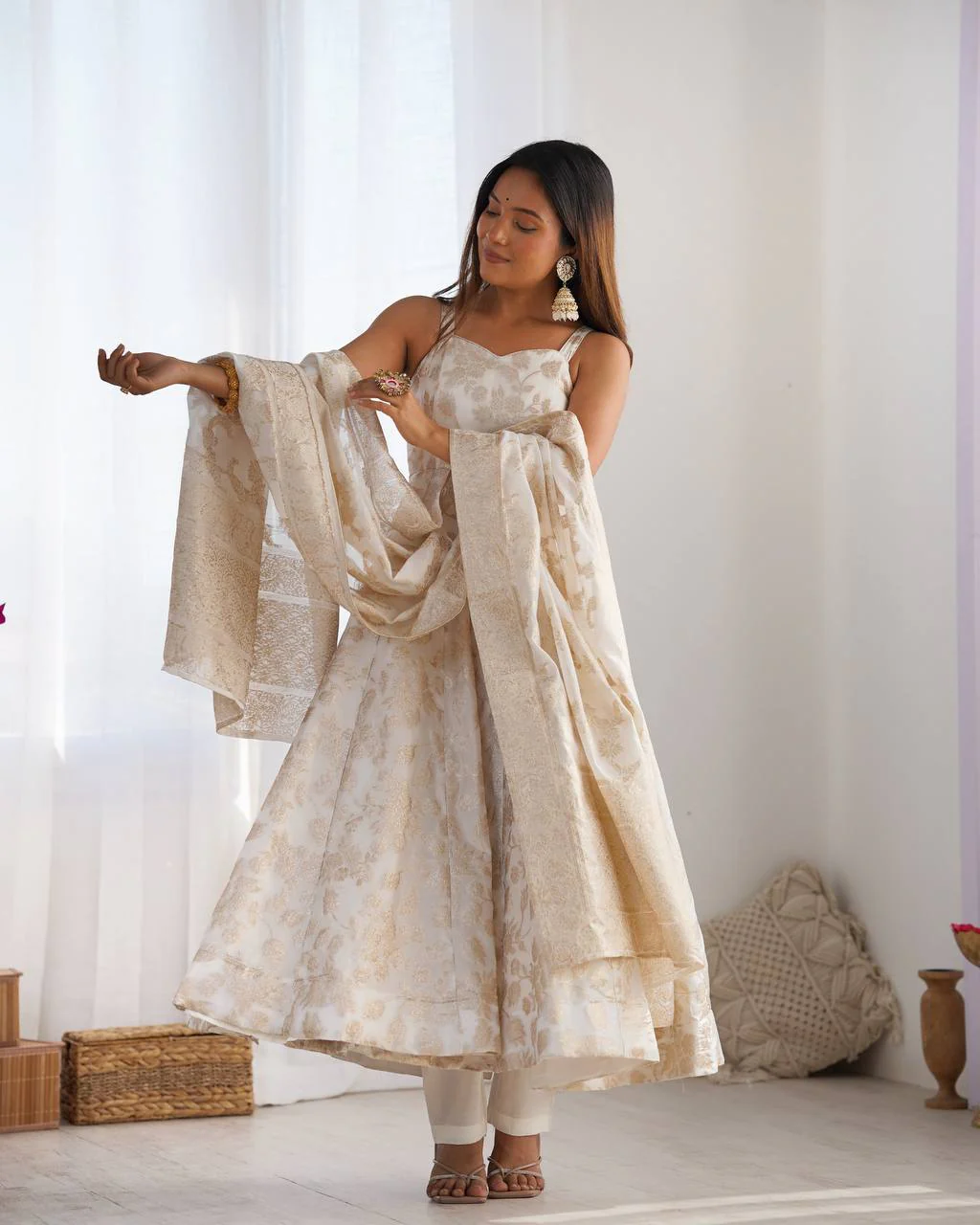 Radiant Moments in Ethereal Fabric - Image 9