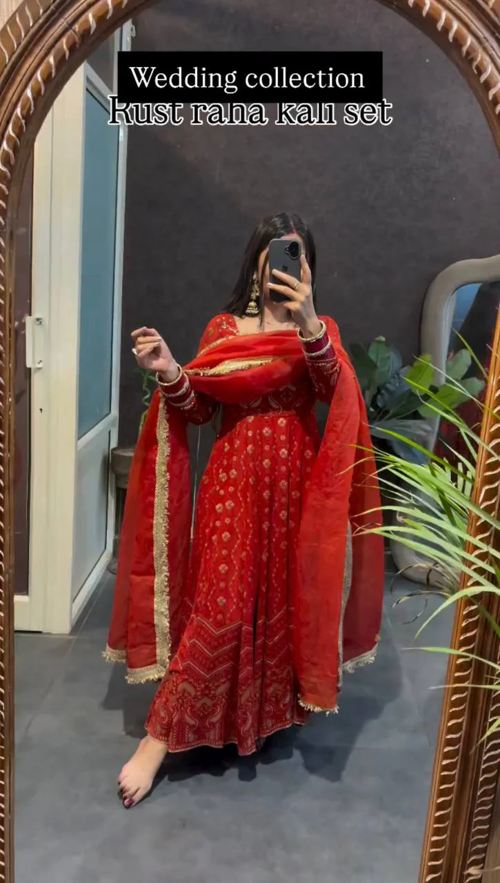 Radiant Red Wedding Elegance Set - Image 2