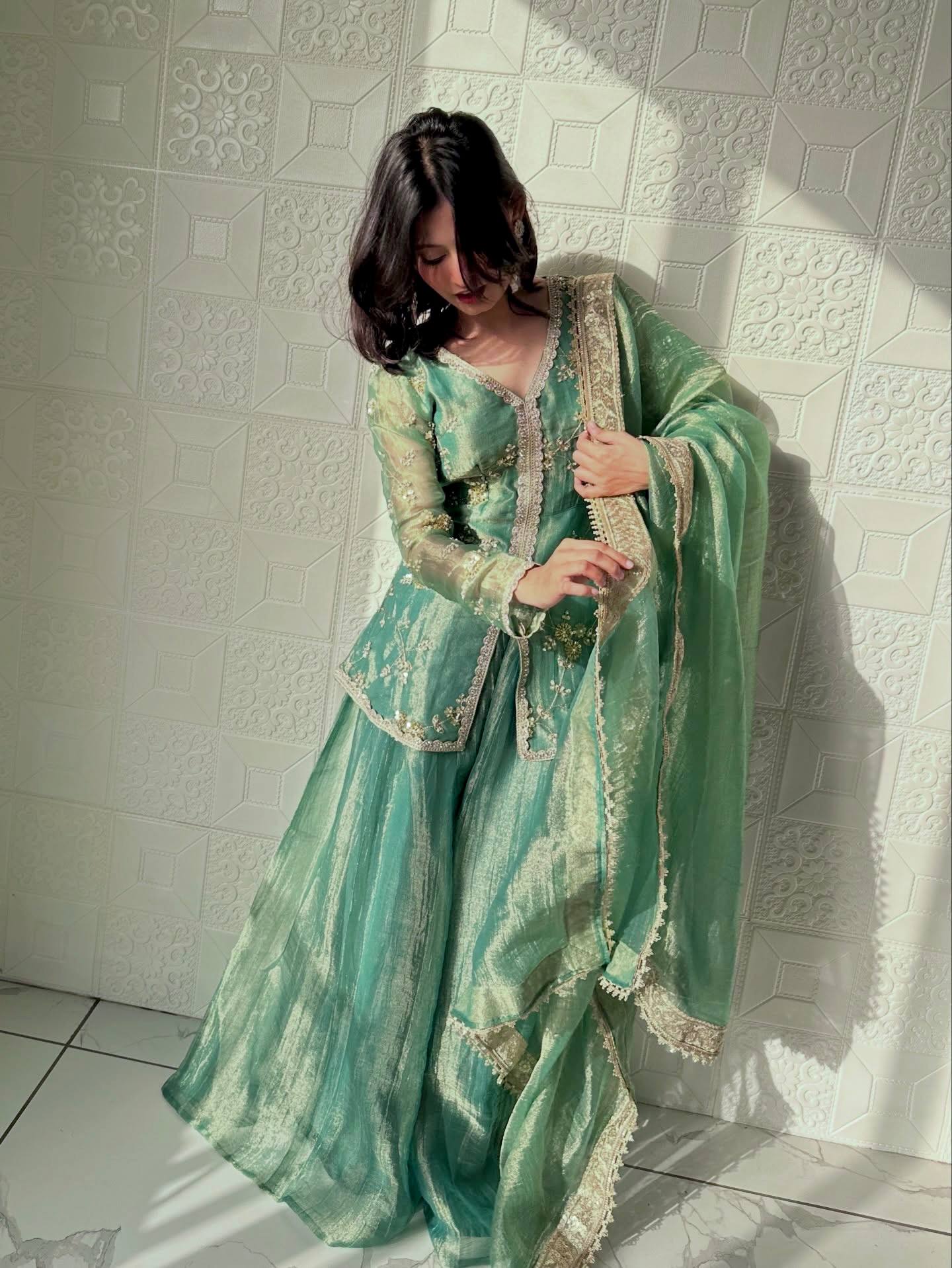 Radiant Serenity: A Green Masterpiece - Image 2