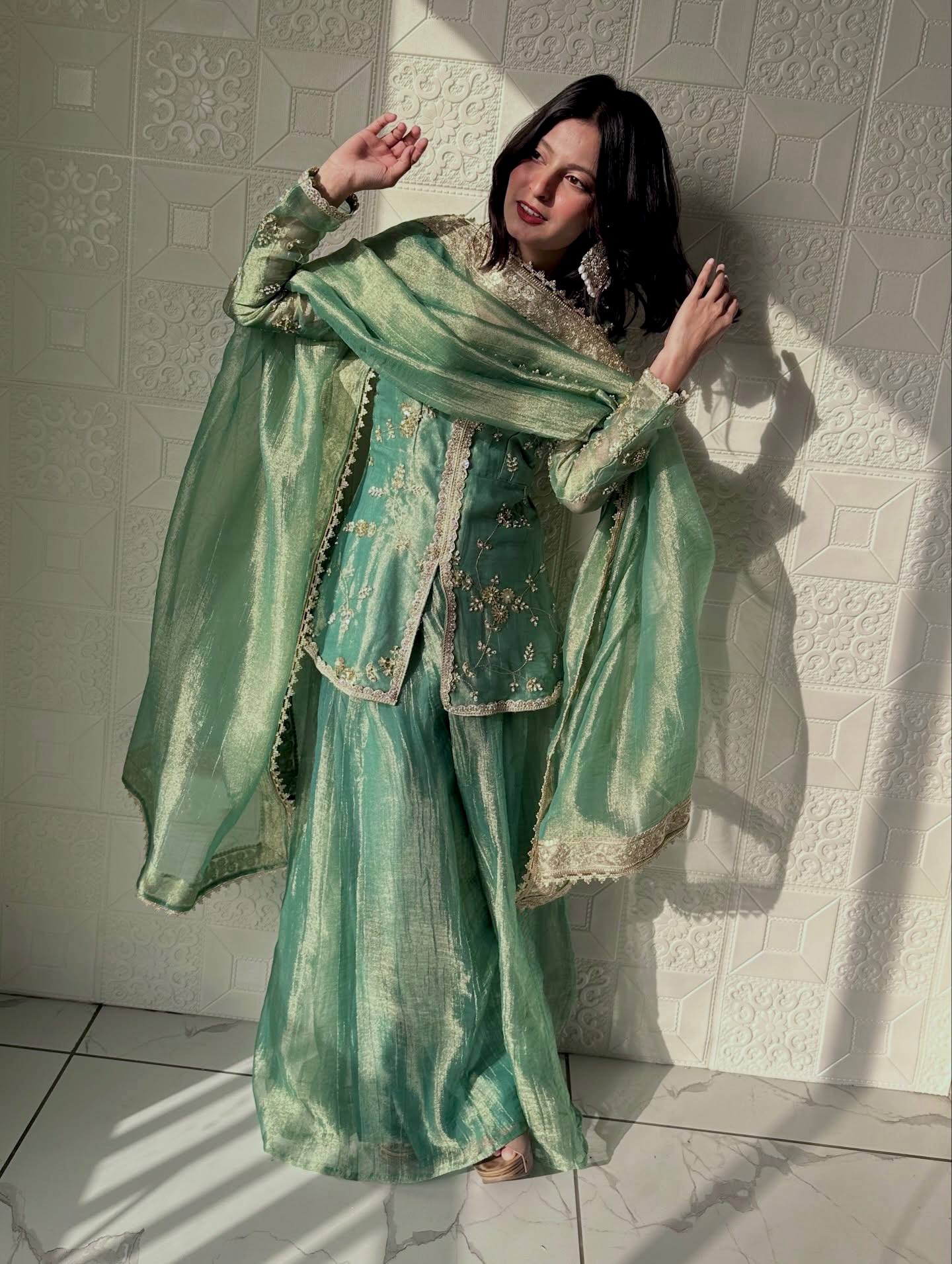 Radiant Serenity: A Green Masterpiece - Image 6