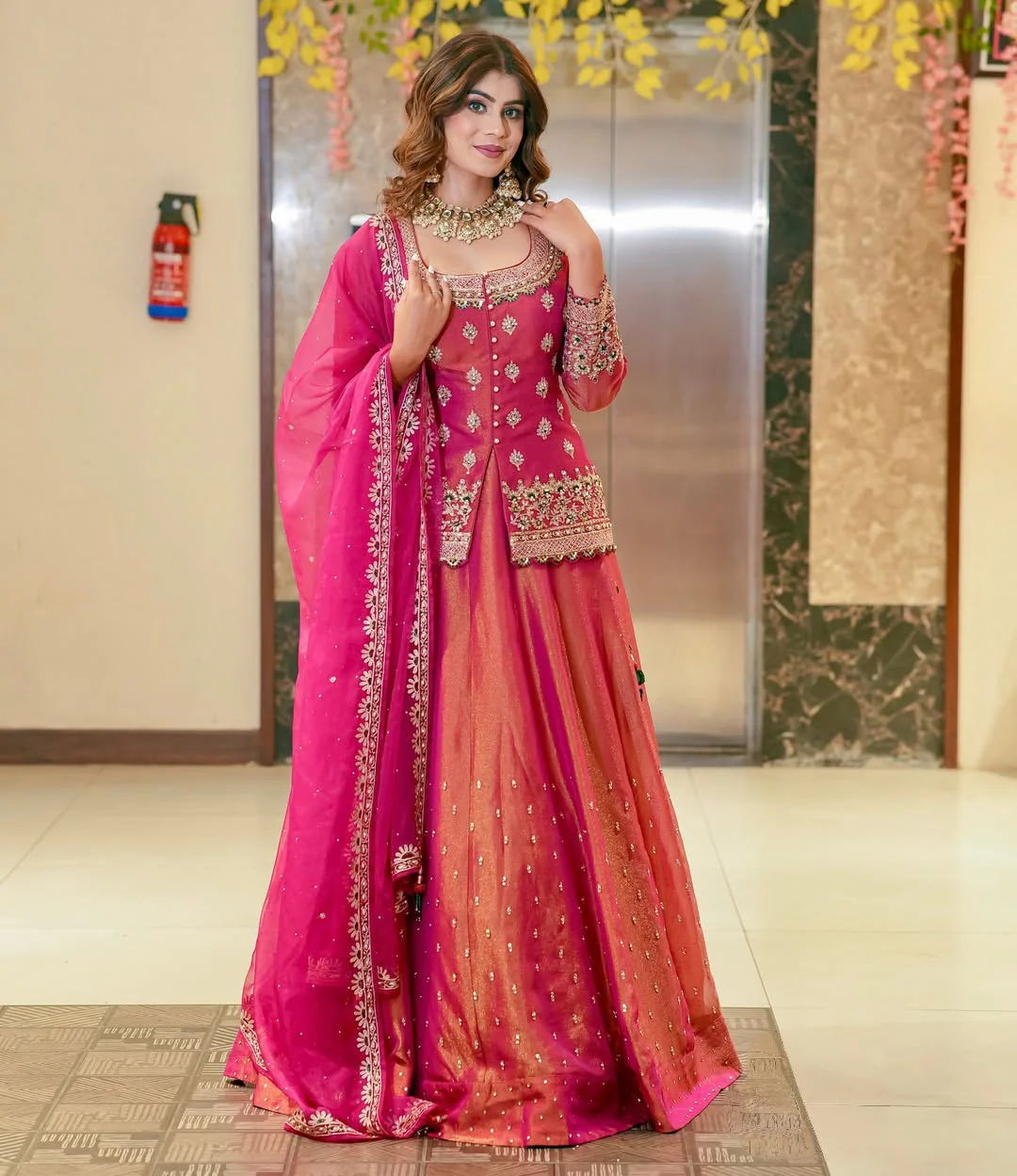 Royal Festive Lehenga Choli Pair with Handcrafted Detailing - Image 6