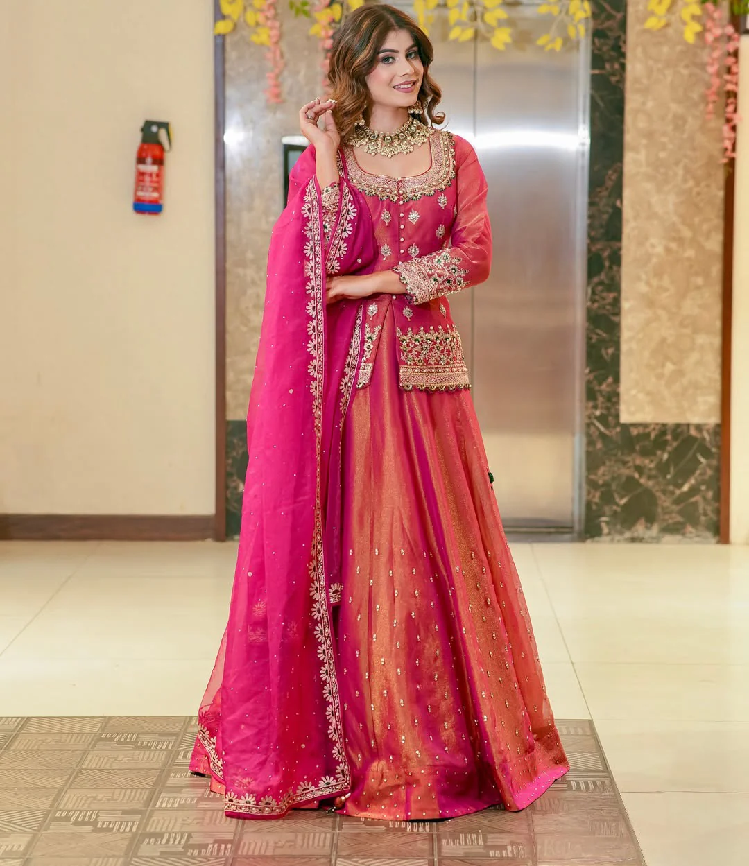 Royal Festive Lehenga Choli Pair with Handcrafted Detailing - Image 7