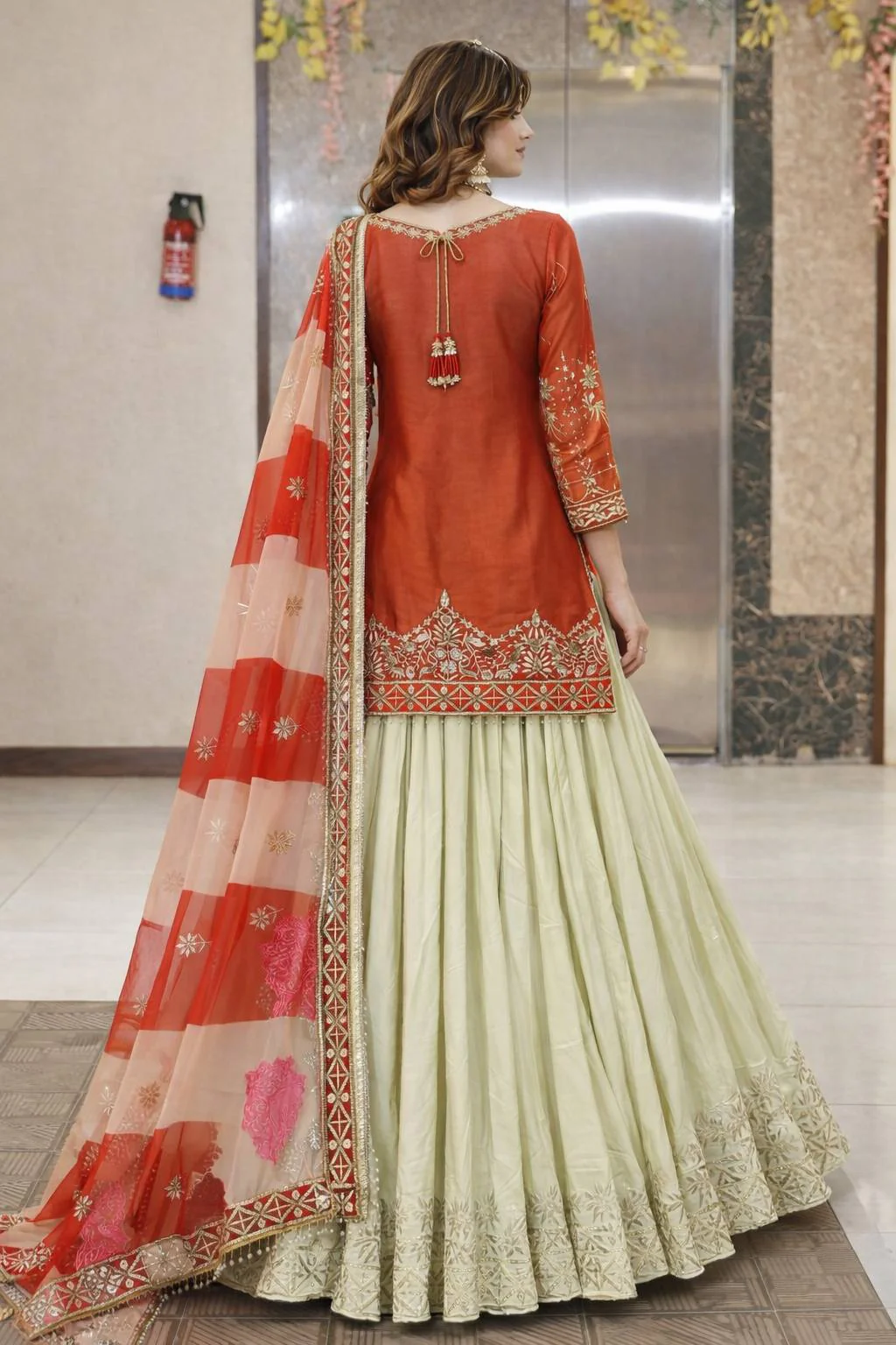 Timeless Charm: Festive Attire for Friends - Image 4