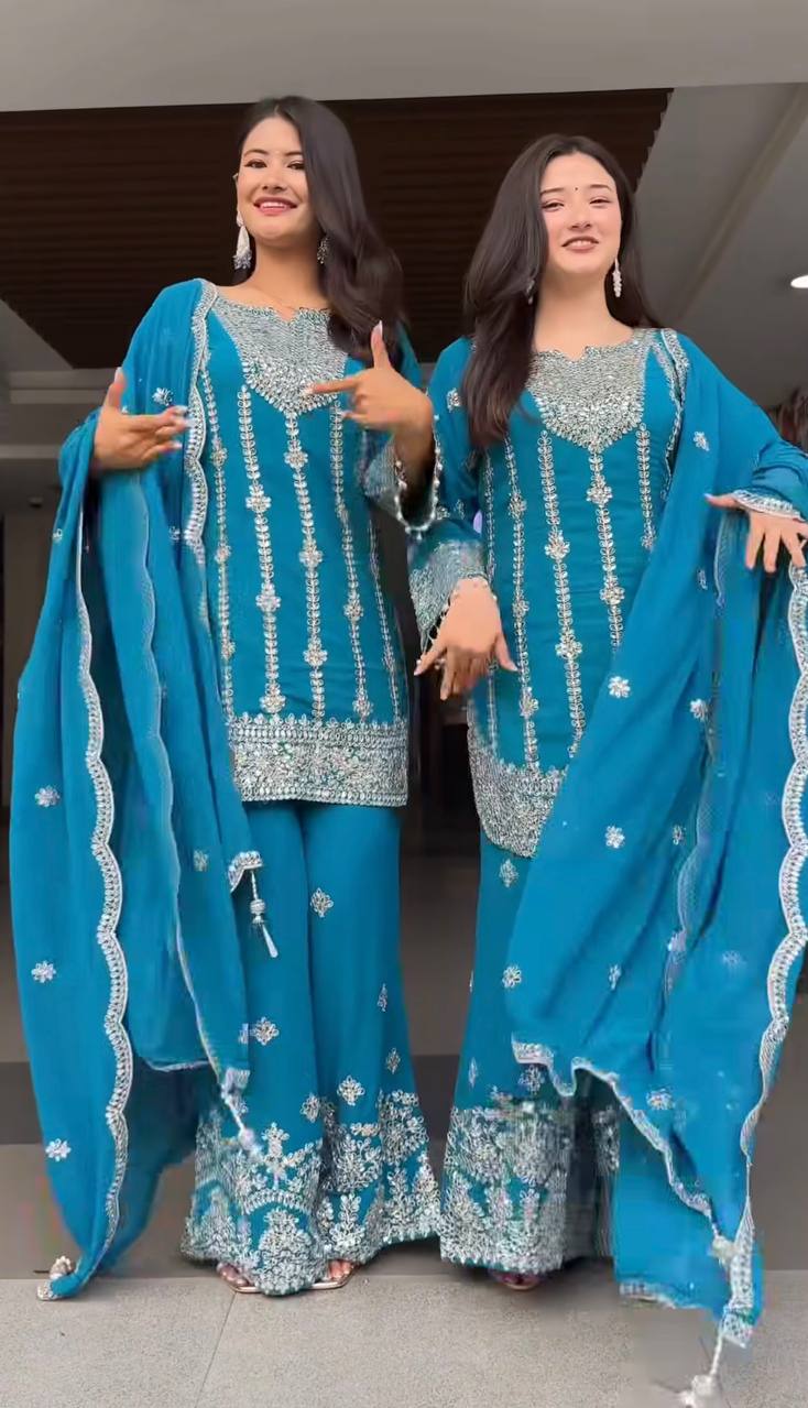 Vibrant Elegance Festive Attire Collection - Image 7